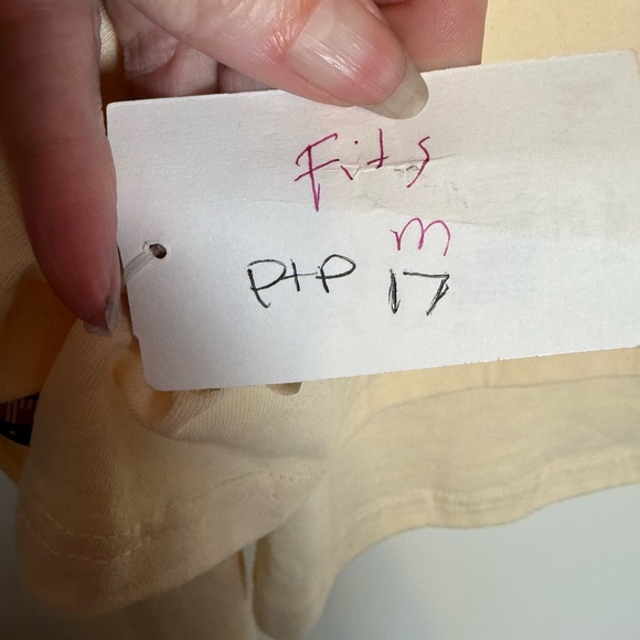 $85 HONOR THE GIFT WOMENS DOUBLE LAYER long sleeve TSHIRT (BEIGE / BONE) logo M - Picture 10 of 10